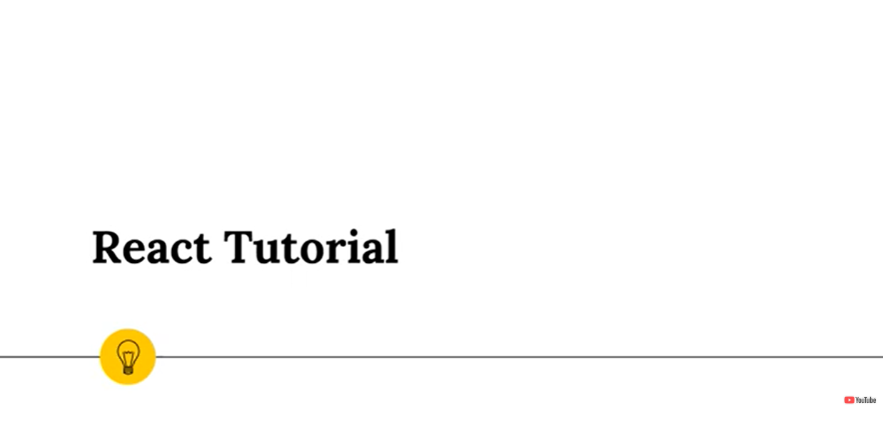 React Course (YouTube)